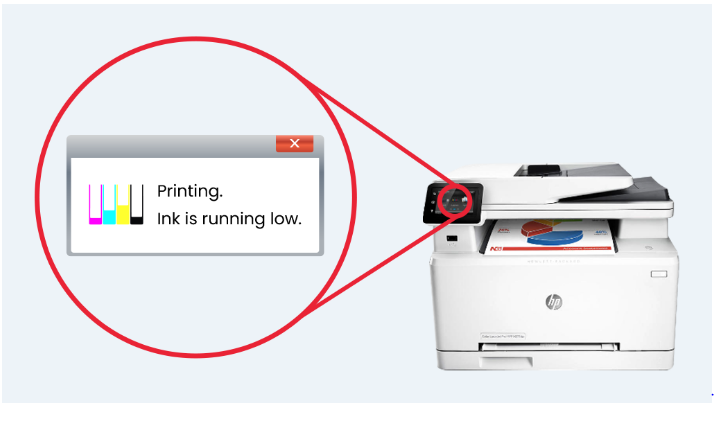 Low Ink Alert on Your HP Printer
