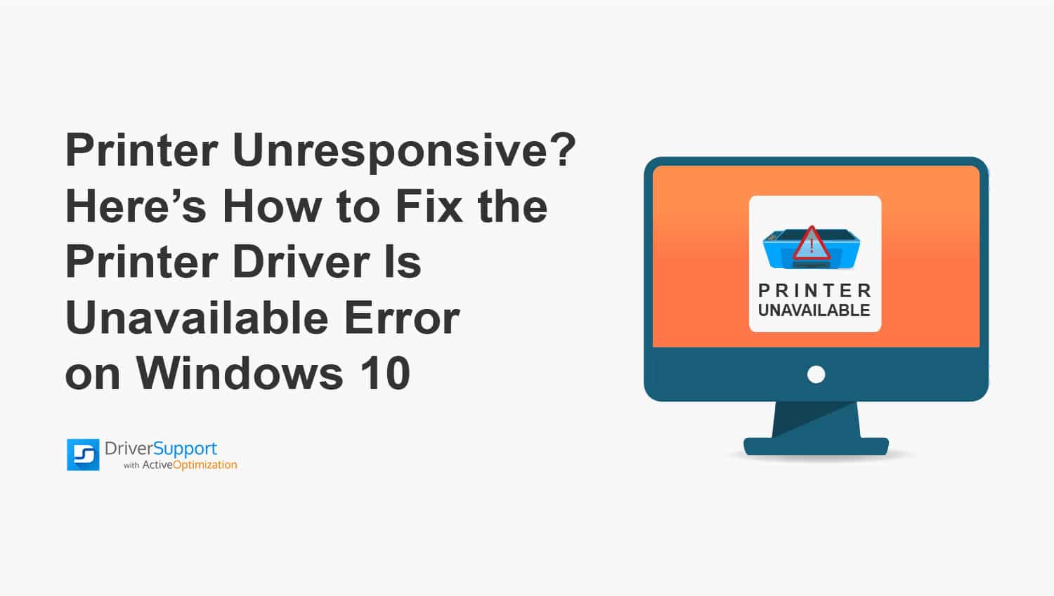 Printer Driver Unavailable Windows 10